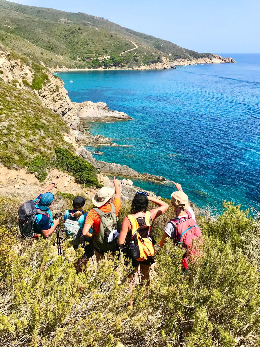 gruppo trekking Isola d'Elba