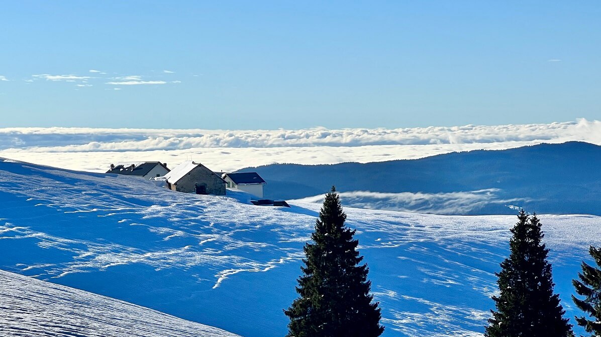 ciaspolata sul monte Ongara