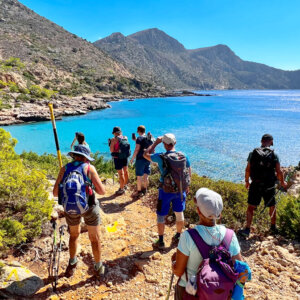 sentiero E4 e mare Creta