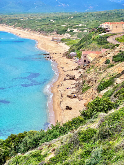Tonnara e spiaggia Portopaglia Sardegna