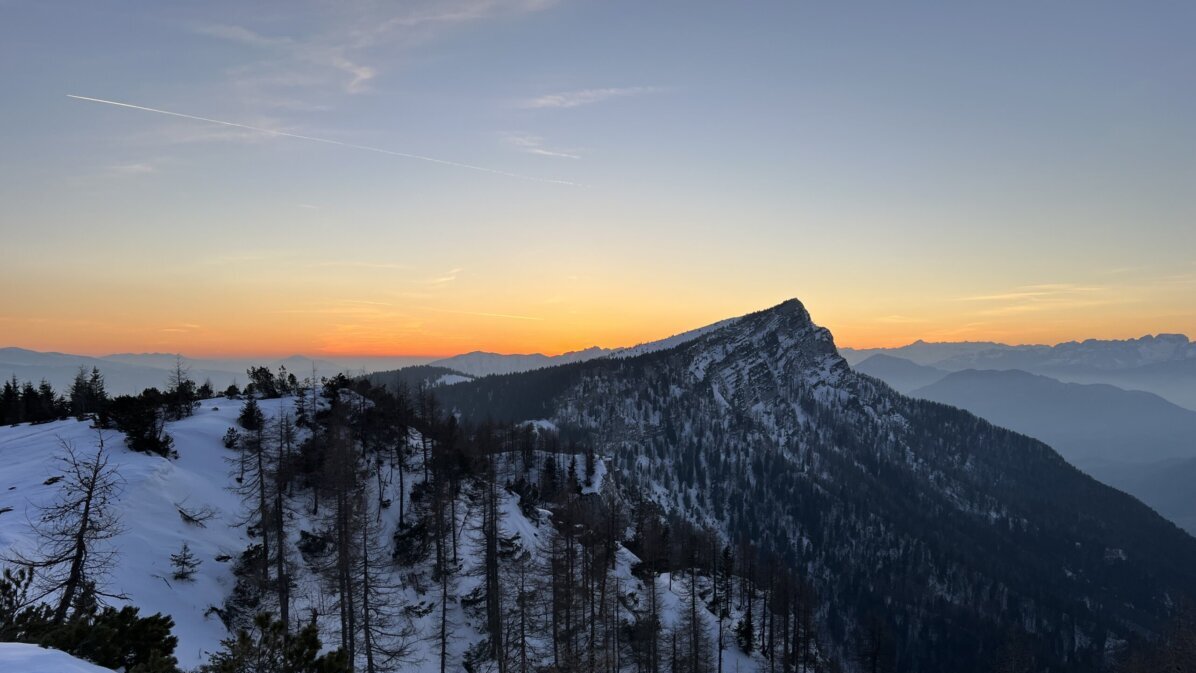 tramonto su cima Mandriolo
